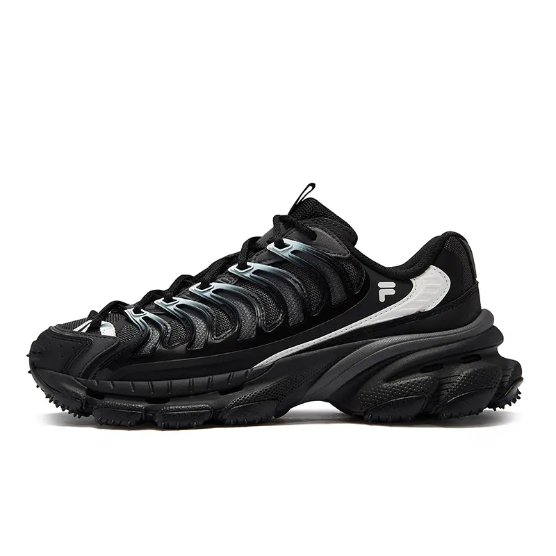 FILA FUSION BRACKET Starship Low Top Casual Shoes Women's Black Gray