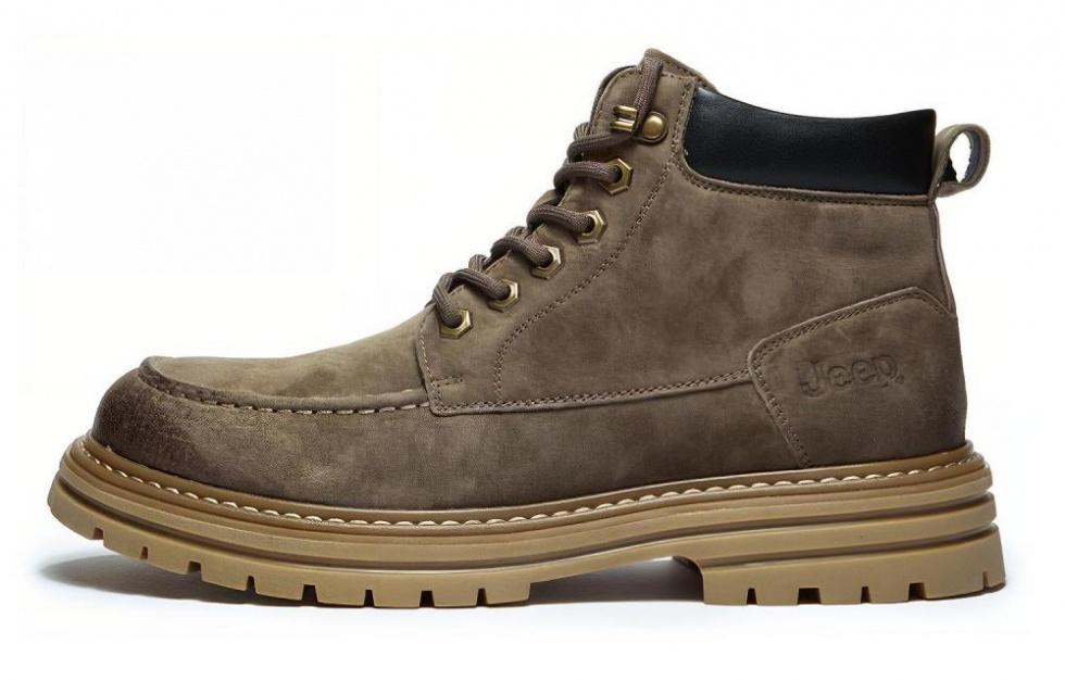 Jeep Martin Boots Men Khaki