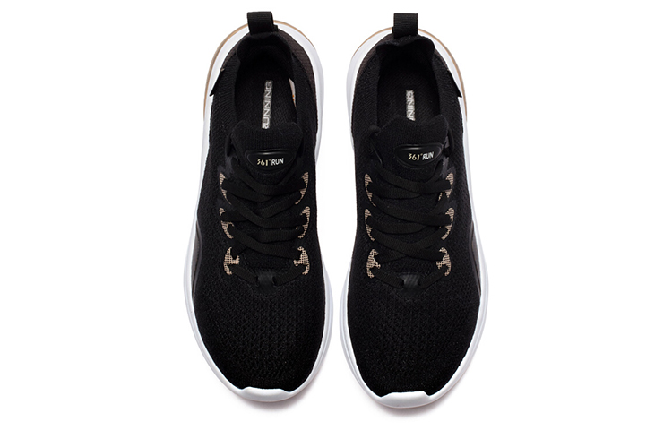361° NFO Cushioning Low Top Running Shoes Women's Black White