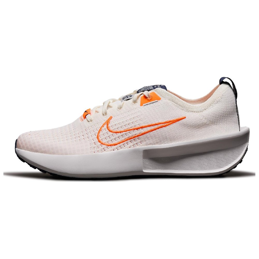 Кроссовки для бега NIKE Interact Run Низкие Парусный белый/Голландский оранжевый/Светло-серебристый/MOUNTAIN Белый/Молния синий/Светло-железно-серый Унисекс