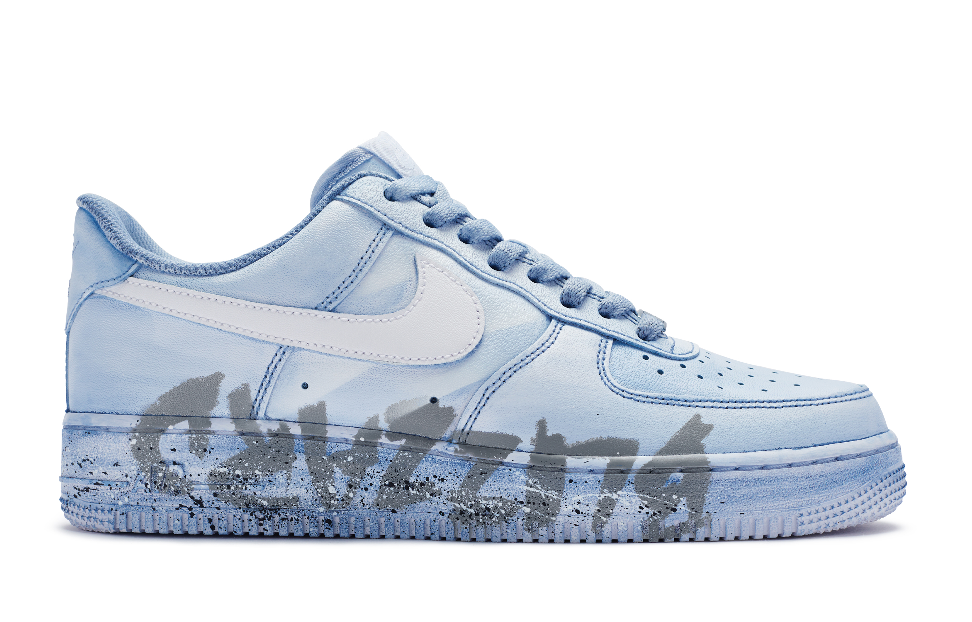 Nike Air Force 1 LE Low Top Skateboard Shoes GS White Blue купить в интернет-магазине Yoocart с быстрой доставкой по России.