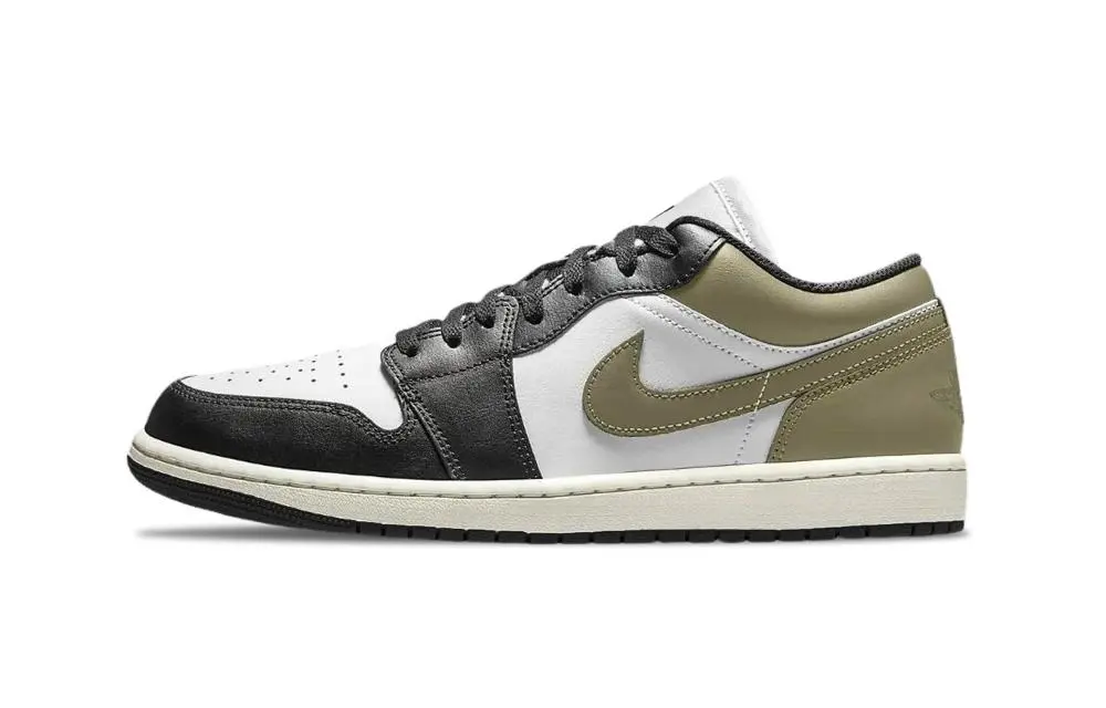 Jordan Air Jordan 1 Support Low top Vintage Basketball Shoes Unisex Olive
