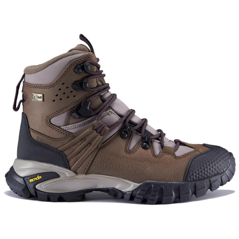 Columbia Anti Slip Wear Resistant High Top Hiking Shoes Women's Dark Brown купить в интернет-магазине Yoocart с быстрой доставкой по России.