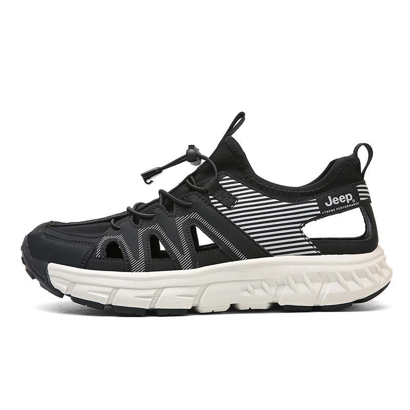 Jeep Slip Resistant Breathable Abrasion Resistant River Trekking Shoes Women's Black