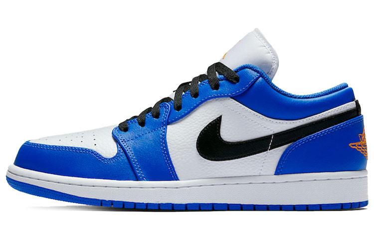 Jordan 1 Low Hyper Royal Orange Peel
