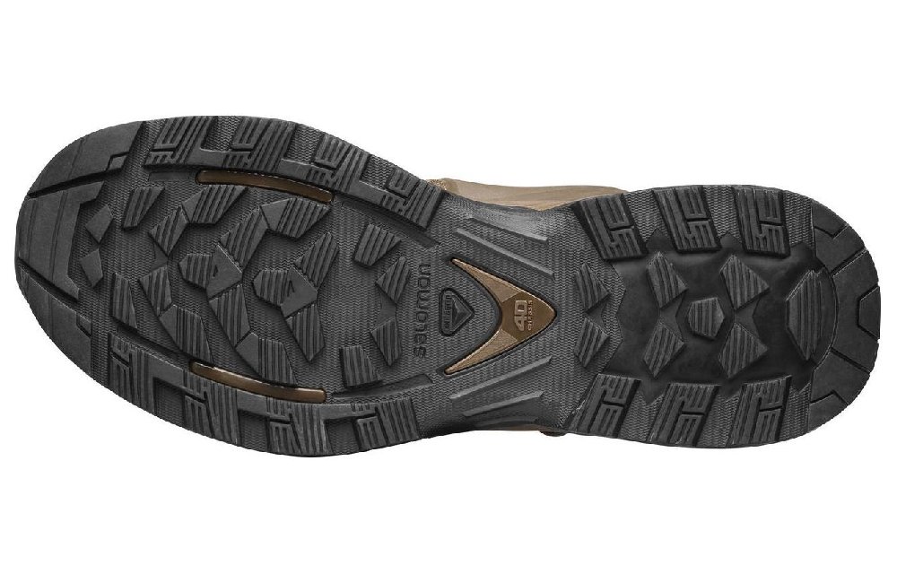 SALOMON Speed Assault 2 Quest 4d Gtx Forces 2 En Cushioned Slip-Resistant High-Top Outdoor Shoes Men's Earth Brown
