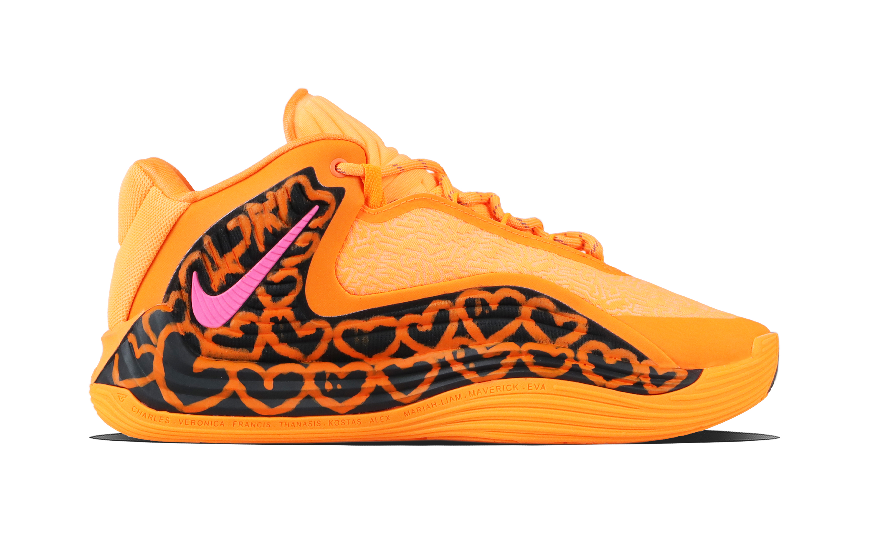 Nike Giannis Freak 7 Wild Love Fiery Orange Abrasion Resistant Mid top Basketball Shoes Unisex купить в интернет-магазине Yoocart с быстрой доставкой по России.