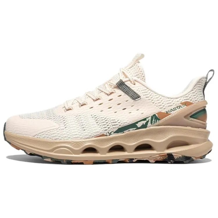 361° Anti Slip Wear Resistant Low Top Hiking Shoes Men's Beige