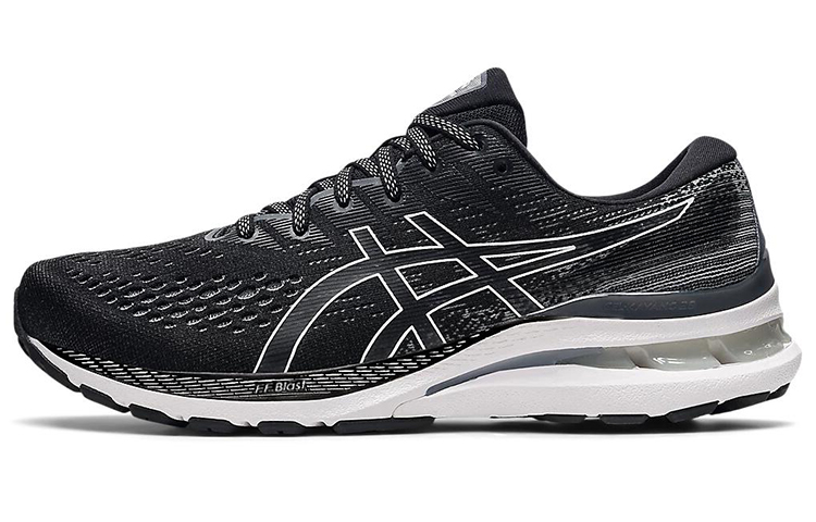 Asics Gel Kayano 28 Black White Carbon Fiber