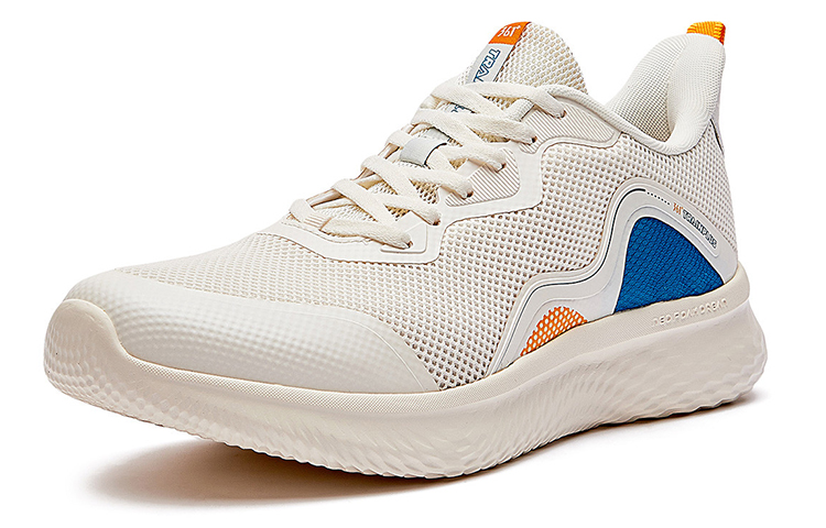 361° Wear-Resistant Low-Top Running Shoes Men's Feather White