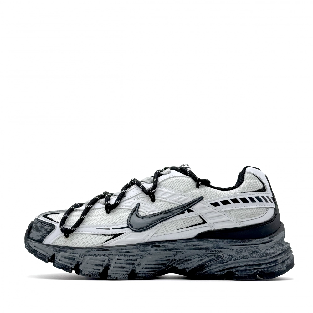 Nike Initiator Slip Resistant Low top Casual City Commute Running Shoes Unisex Black White Gray