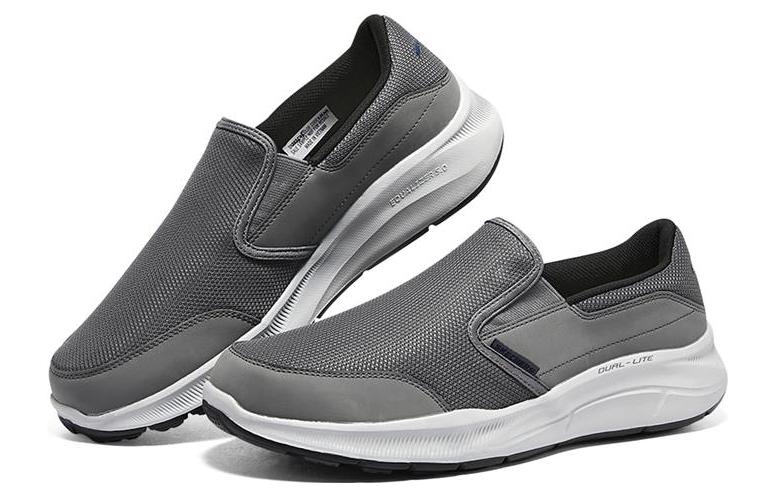 Skechers Equalizer 5.0 Cushioning Wear-Resistant Low-Top Running Shoes Men's Gray White купить в интернет-магазине Yoocart с быстрой доставкой по России.