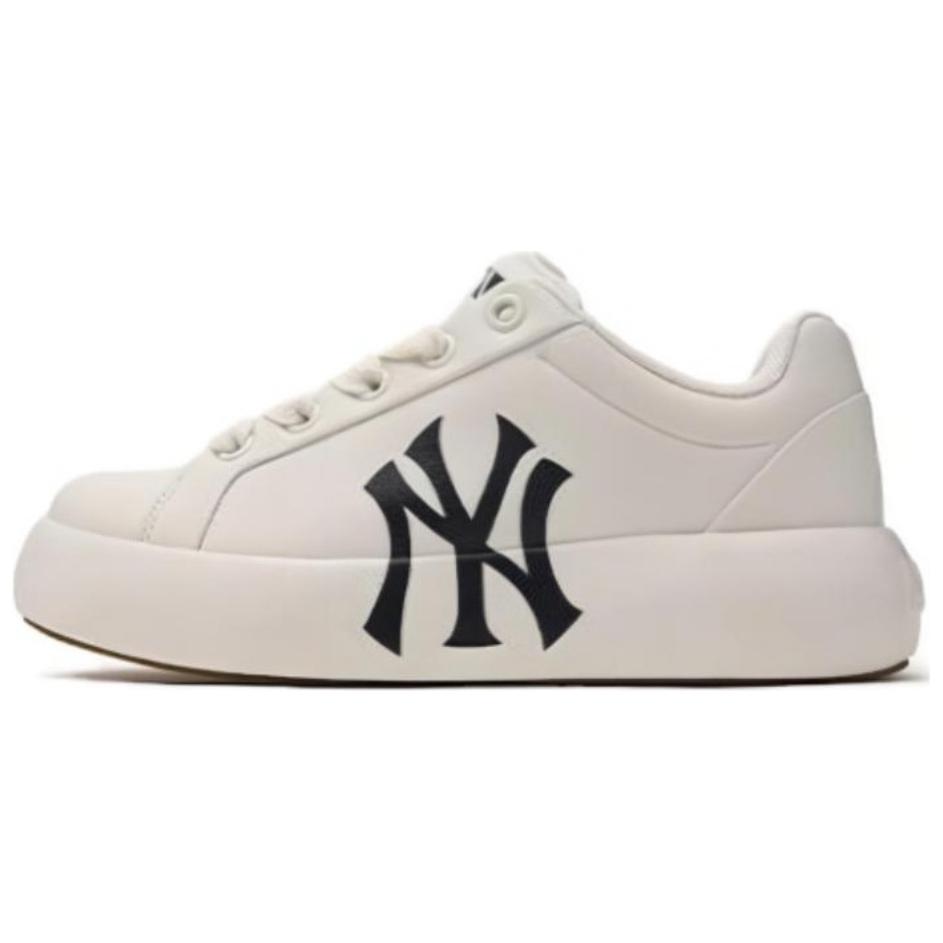 MLB Chunky Classic Milk Blue Sweet Peach SAML Anti Slip Wear Resistant Low Top Casual Shoes Unisex Blue Pink