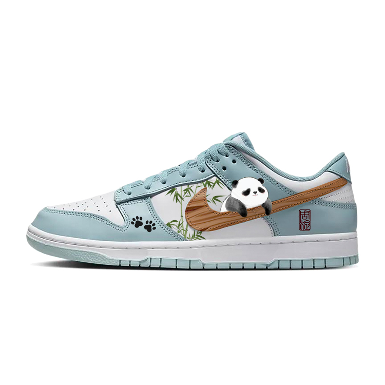 Nike Dunk Anti-Slip Wear-Resistant Low-Top Skateboard Shoes Unisex White