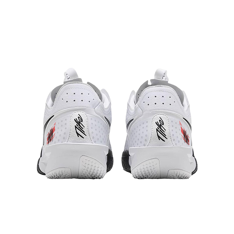 Nike Air Zoom G.T. Cut 3 Wear-Resistant Low-Top Basketball Shoes Unisex White Black Red