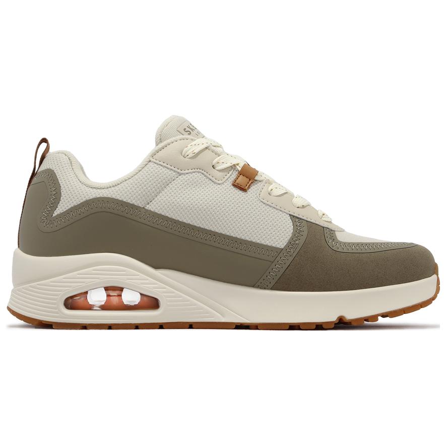 Skechers Uno Layover 'White Grey'