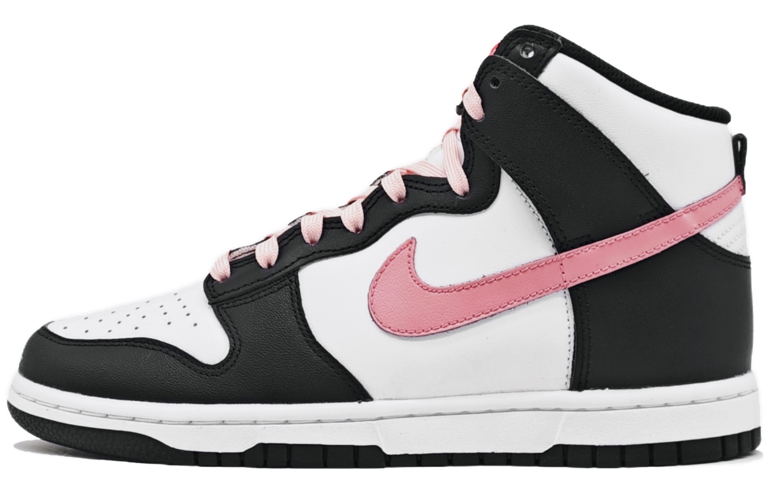 Nike Dunk Cool Black Berry Abrasion Resistant High Top Skateboard Shoes Women's Black Pink