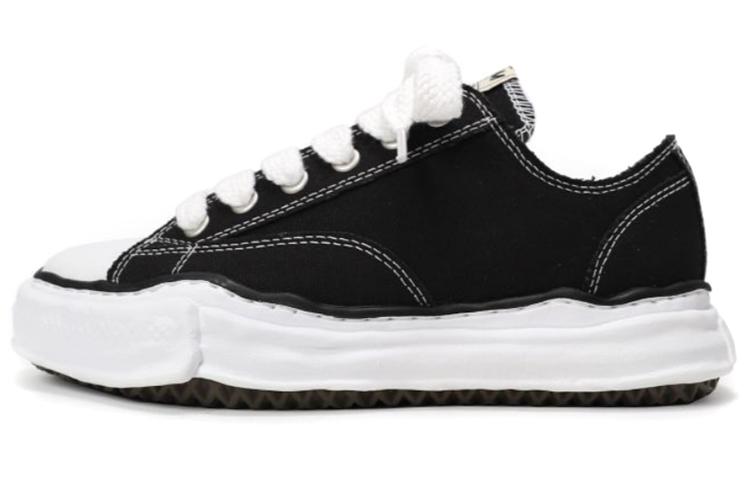 Maison MIHARA YASUHIRO Og Sole Peterson Low Canvas Black
