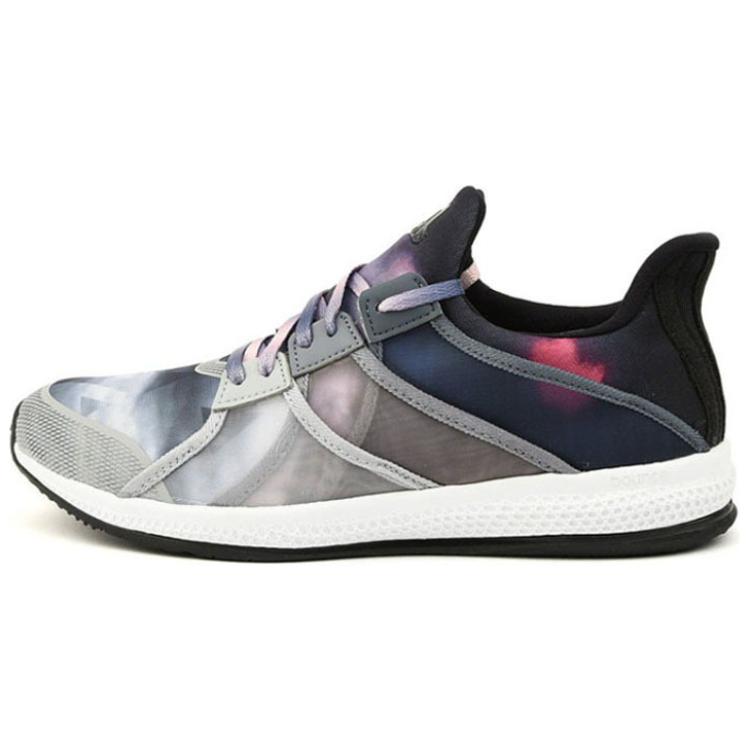 Adidas Gym Training Shoes Women's Low-Top Gray Blue
