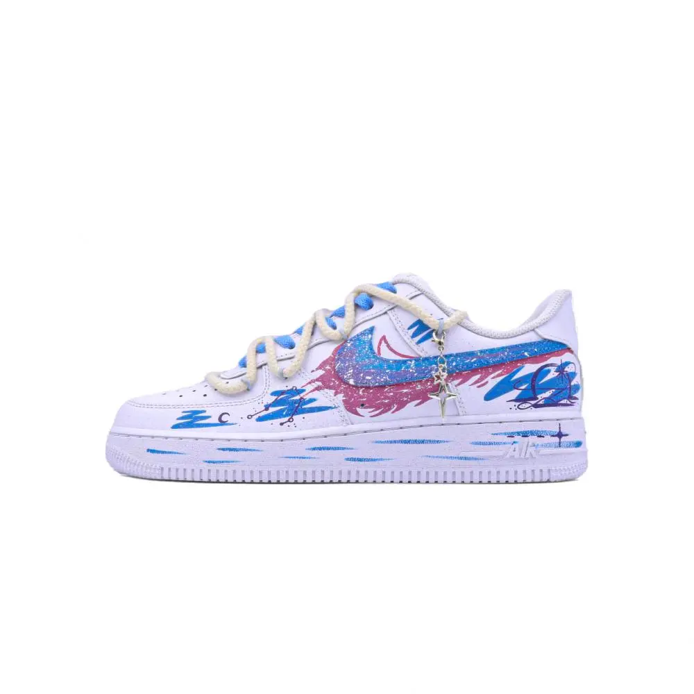 Nike Air Force 1 Skateboard Shoes Unisex Low top Pink