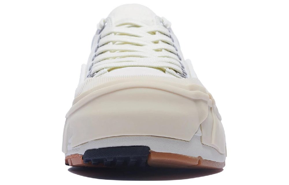 LiNing Wuji Durable Breathable Low-Top Skateboard Shoes Women's Cream White