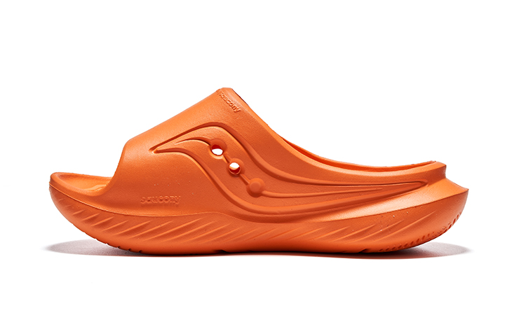 Saucony Cradle Slip Resistant Abrasion Resistant Slide Slippers Unisex Orange