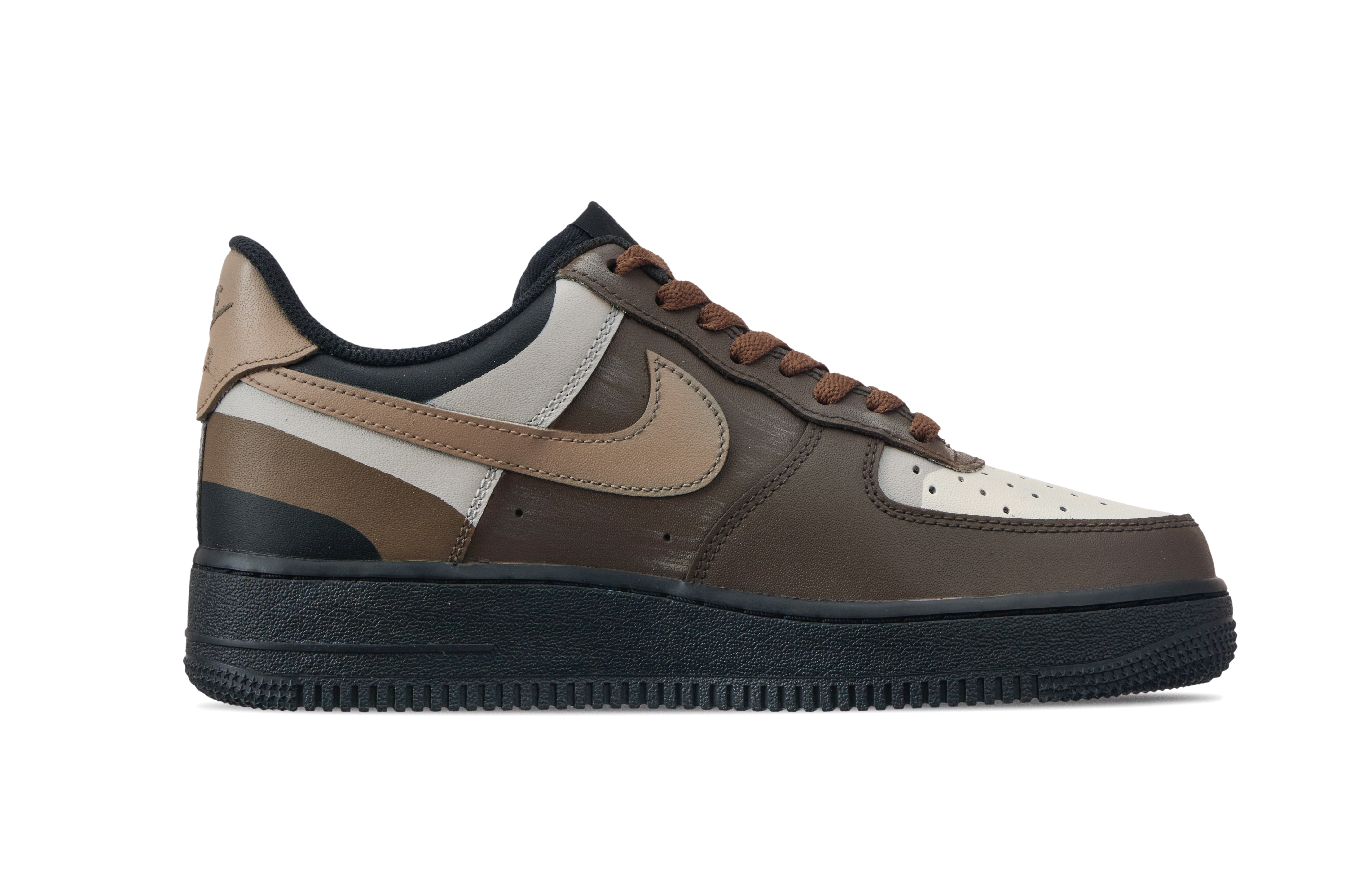 Nike Air Force 1 Gentleman Cocoa Anti-Slip Wear-Resistant Low-Top Skateboard Shoes Unisex Black Brown купить в интернет-магазине Yoocart с быстрой доставкой по России.