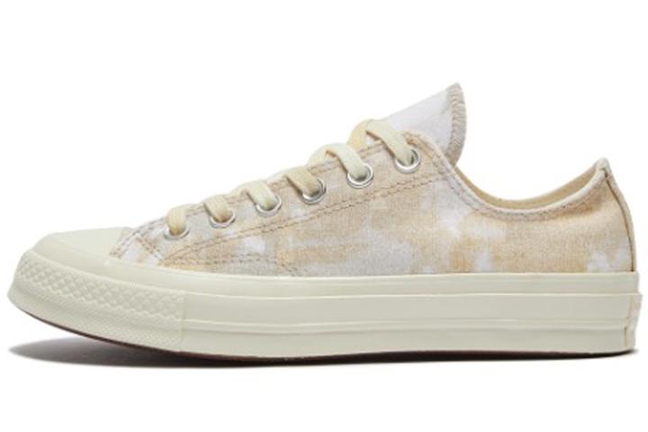 Converse Chuck 70 Plus OX Anti Slip Wear Resistant Low Top Canvas Shoes Women's Ecru