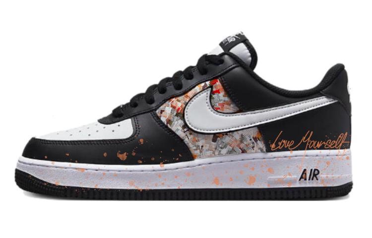 Nike Air Force 1 Low-Top Skateboard Shoes Unisex White Black