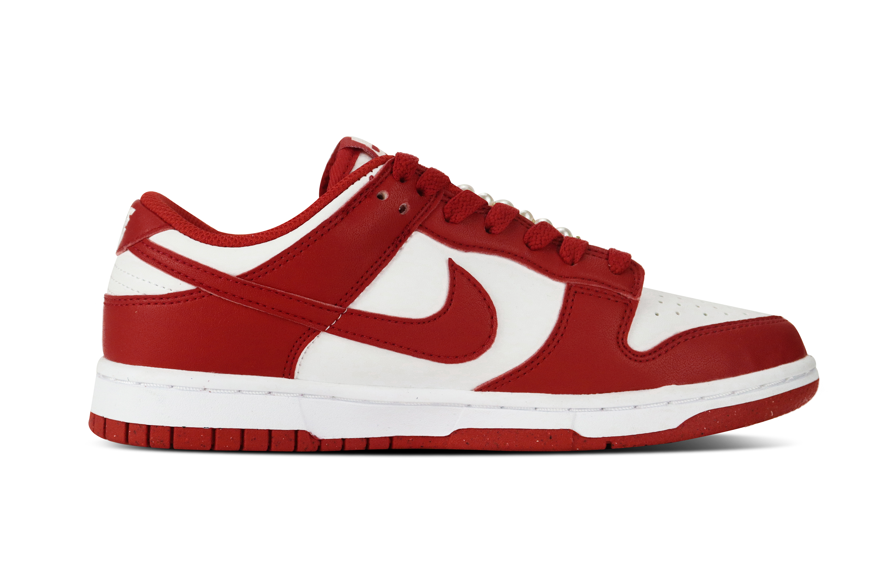Nike Dunk Wear resistant And Lightweight Low top Skateboard Shoes Unisex Red