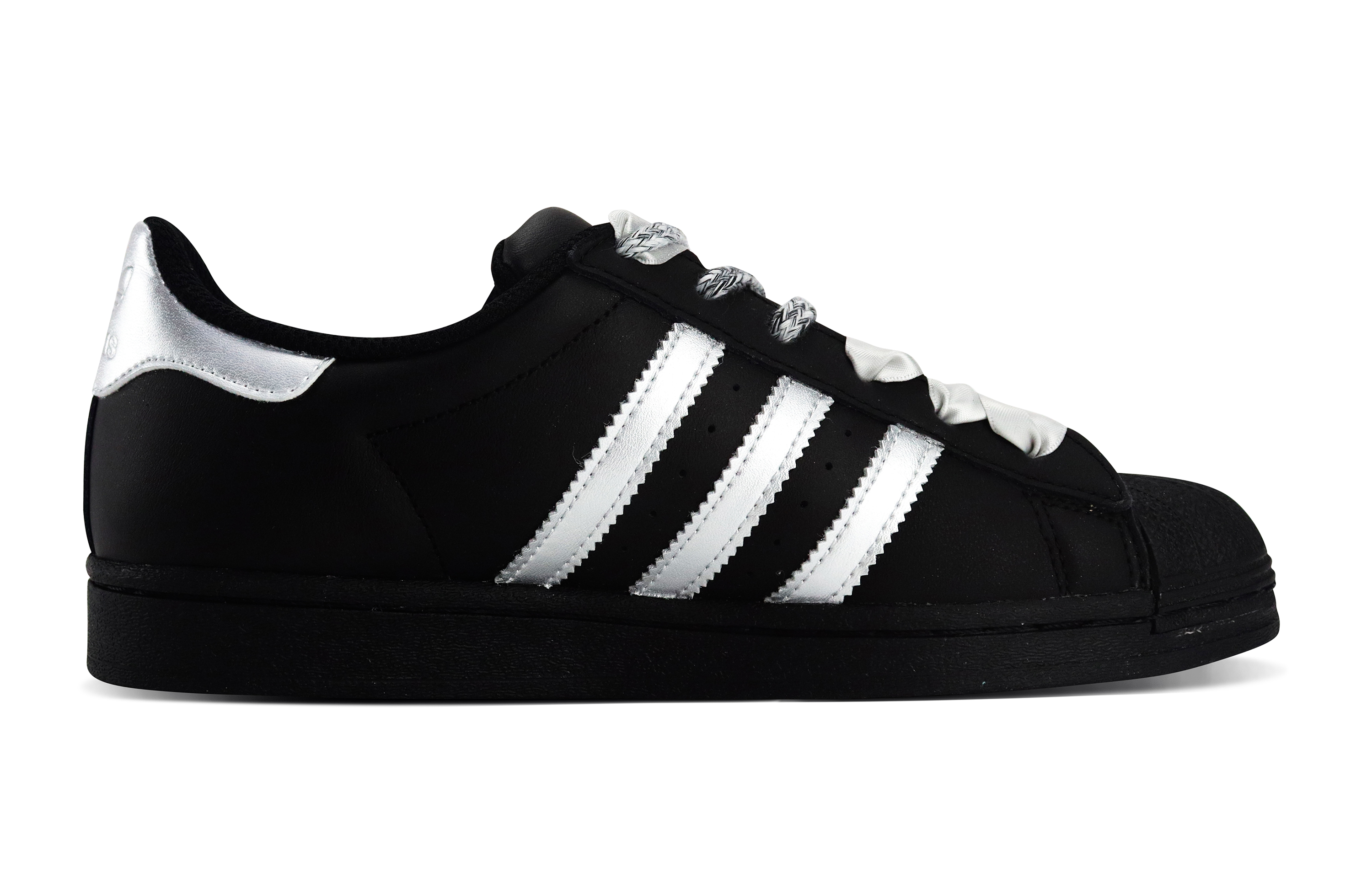 Adidas Originals SUPERSTAR Anti-Slip And Wear-Resistant Lightweight Low-Top Skateboard Shoes Unisex Black Silver купить в интернет-магазине Yoocart с быстрой доставкой по России.