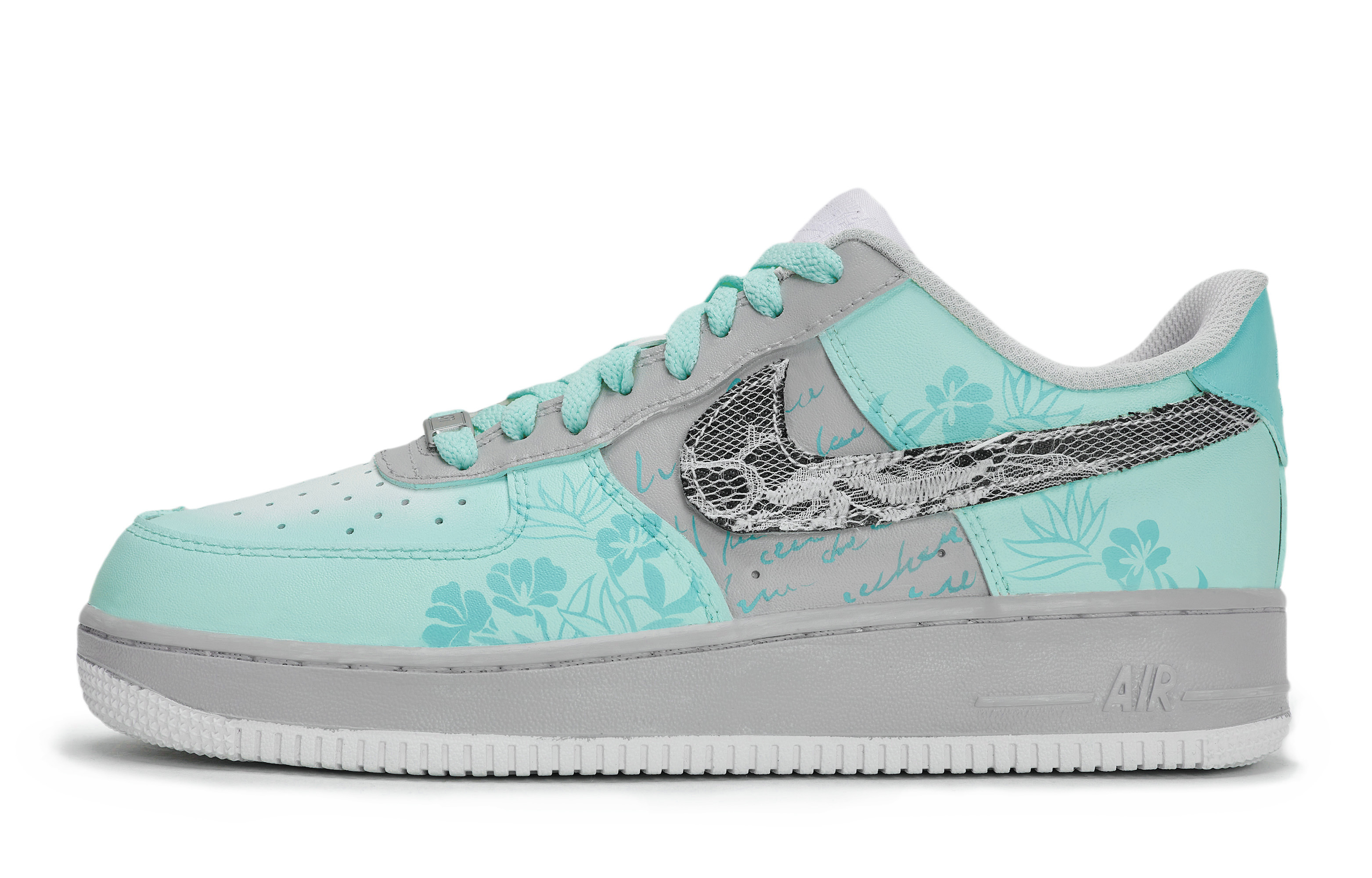 Nike Air Force 1 Skateboard Shoes Unisex Low top White/Blue/Tiffany купить в интернет-магазине Yoocart с быстрой доставкой по России.