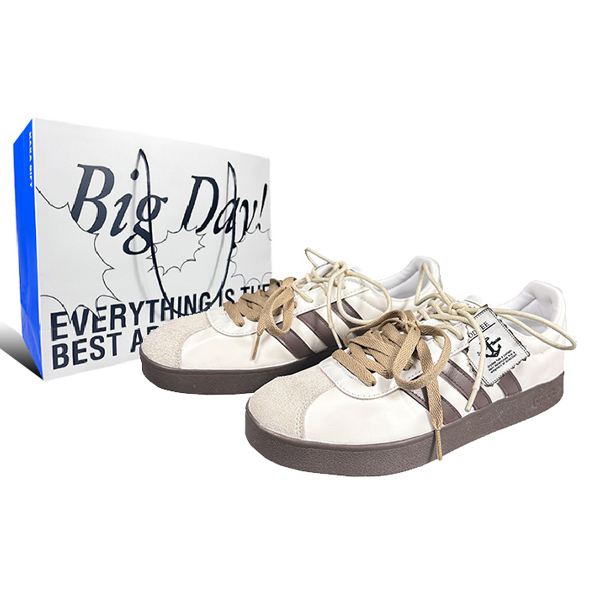 Adidas Neo VL Court 2.0 Slip Resistant Low Top Skateboard Shoes Unisex Beige Brown купить в интернет-магазине Yoocart с быстрой доставкой по России.