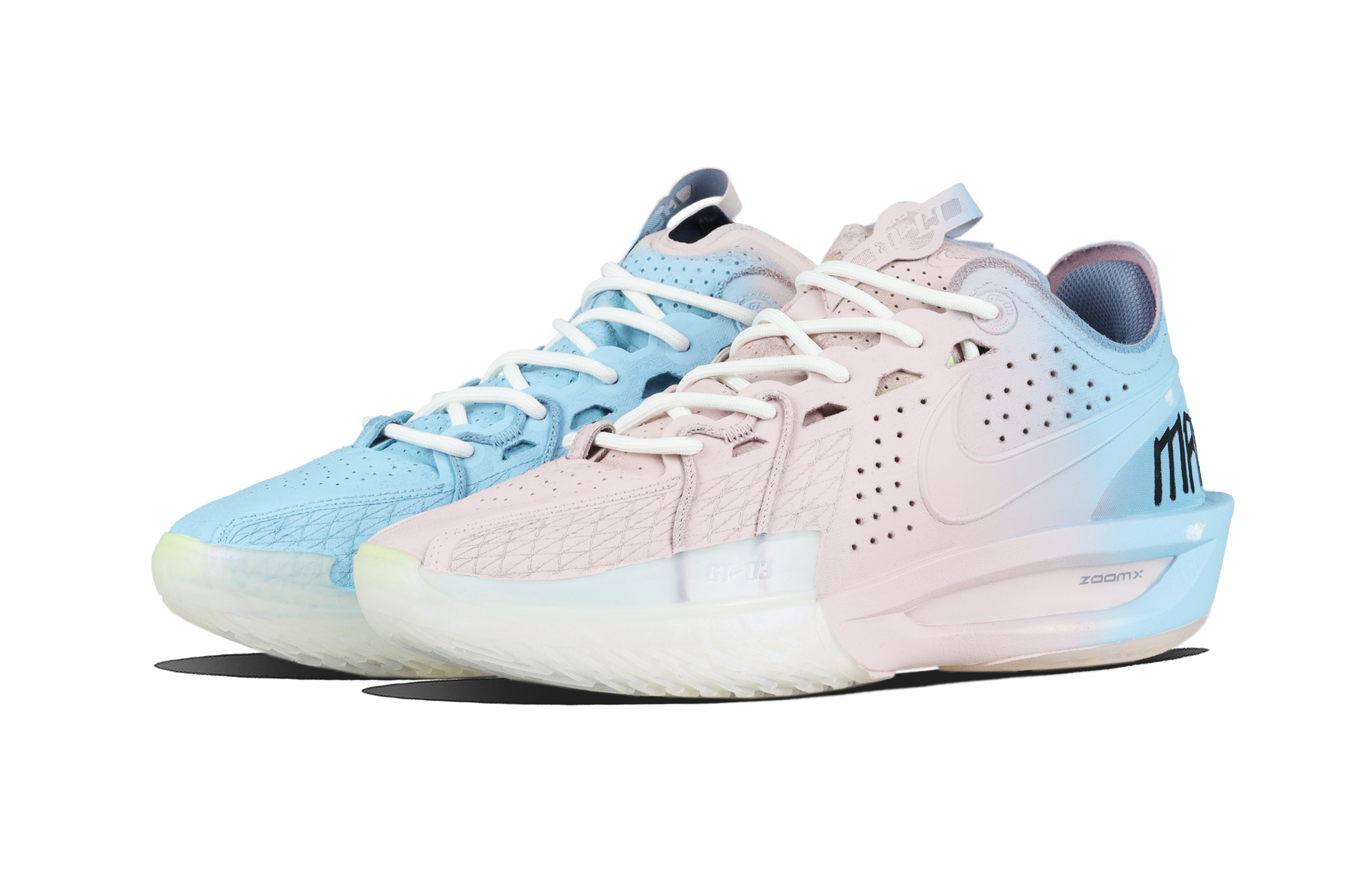 Nike Air Zoom G.T. Cut 3 Return Cushioning Low top Basketball Shoes Unisex Blue Pink