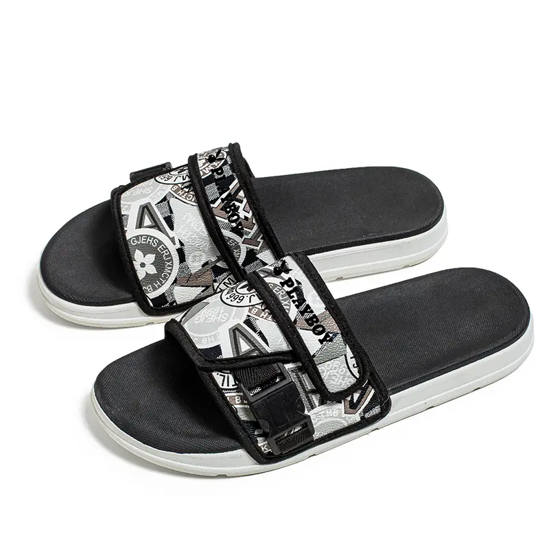 Playboy Slip Resistant, Odor Resistant, Abrasion Resistant, Quick Dry, Antibacterial Cushioning Slide Slippers Women's