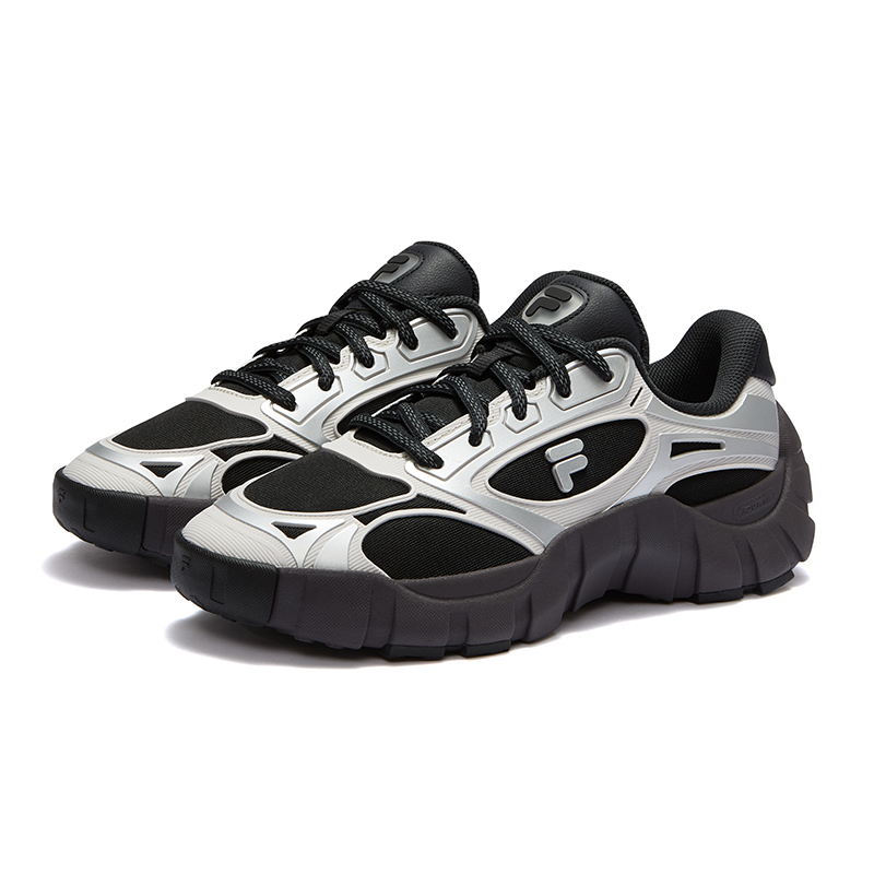 FILA FUSION BONE DX Spine Shoes Coverage Low-Top Casual Shoes Men's Black Gray купить в интернет-магазине Yoocart с быстрой доставкой по России.