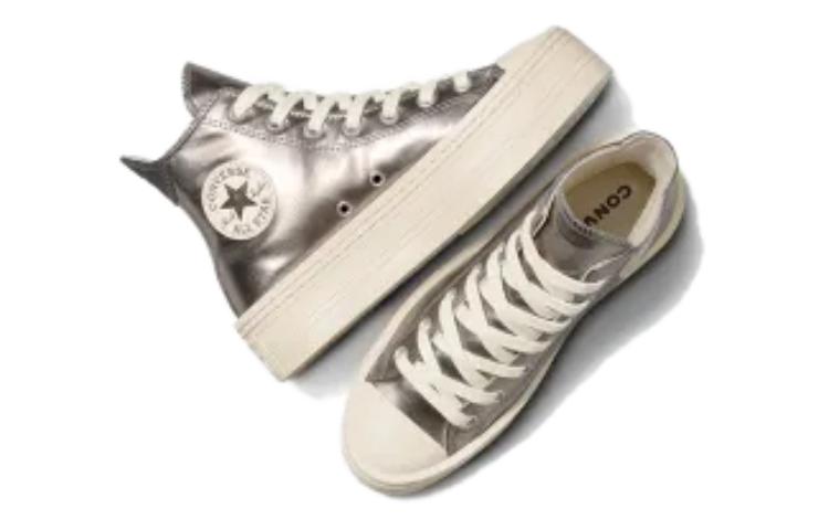 Converse Chuck Taylor All Star Anti Slip Wear Resistant High Top Skateboard Shoes Women's Bronze купить в интернет-магазине Yoocart с быстрой доставкой по России.