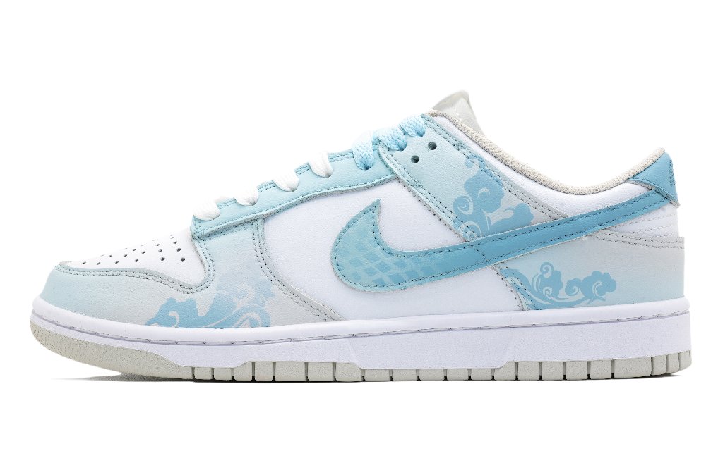 Nike Dunk Skateboard Shoes Unisex Low Top Blue, White