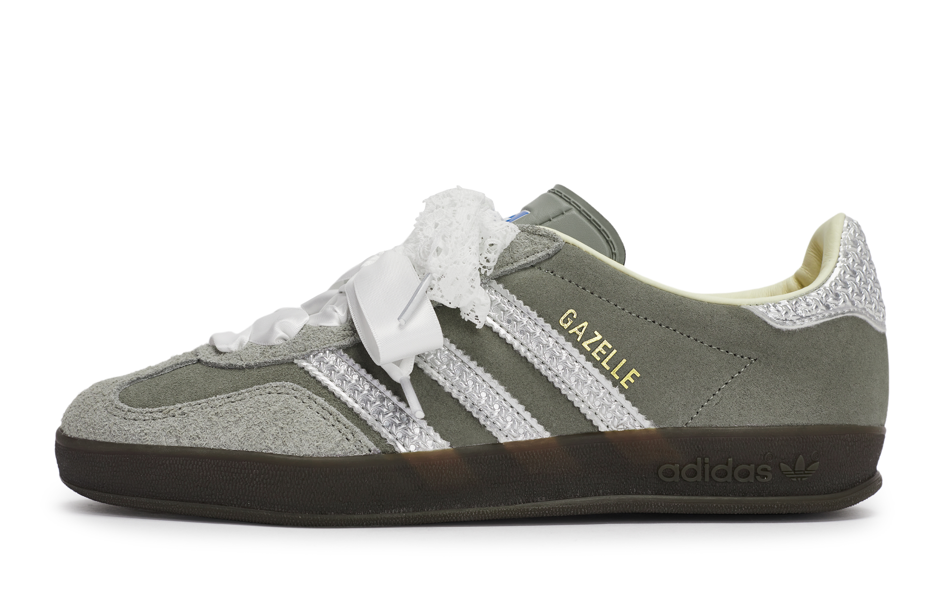 Adidas Originals GAZELLE INDOOR Skateboard Shoes Unisex Low top Silver/White/Gray купить в интернет-магазине Yoocart с быстрой доставкой по России.