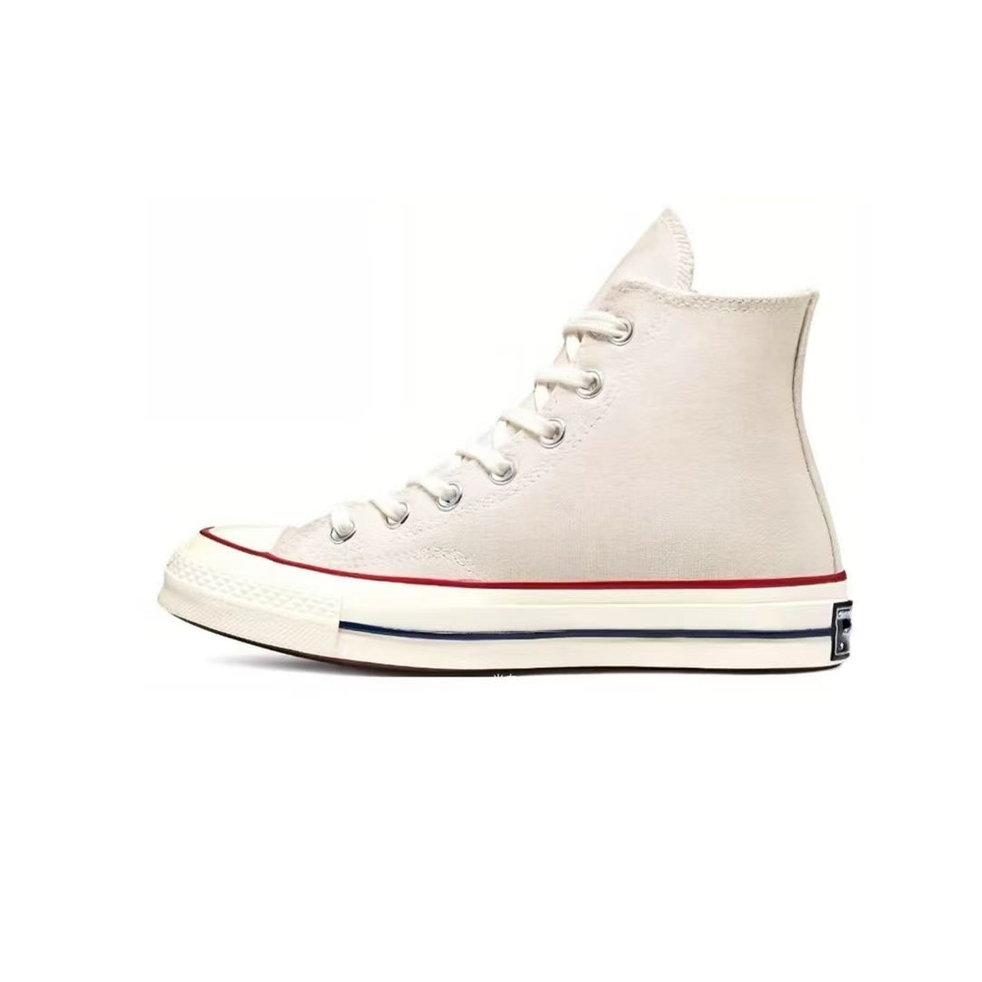 Converse Chuck 70 Abrasion Resistant High Top Canvas Shoes Unisex Black White Red купить в интернет-магазине Yoocart с быстрой доставкой по России.
