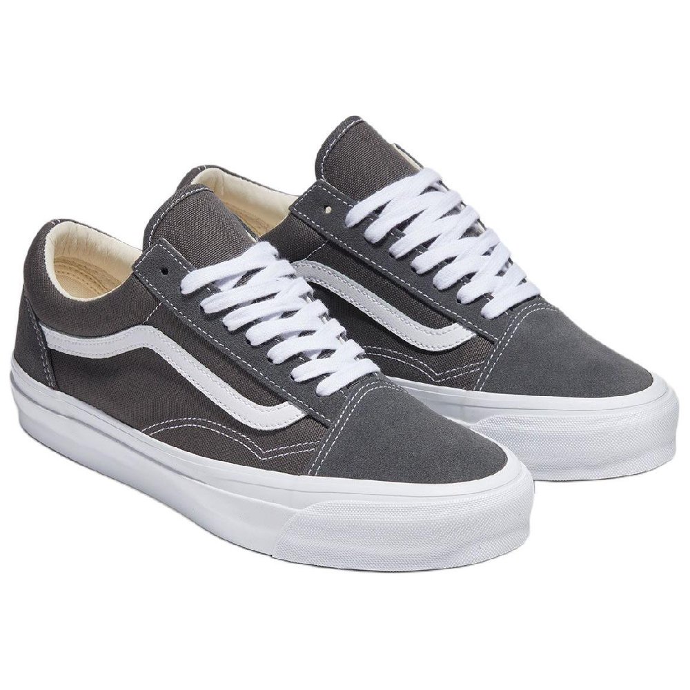 Vans Anti-Slip Wear-Resistant Low-Top Skateboard Shoes Unisex Gray