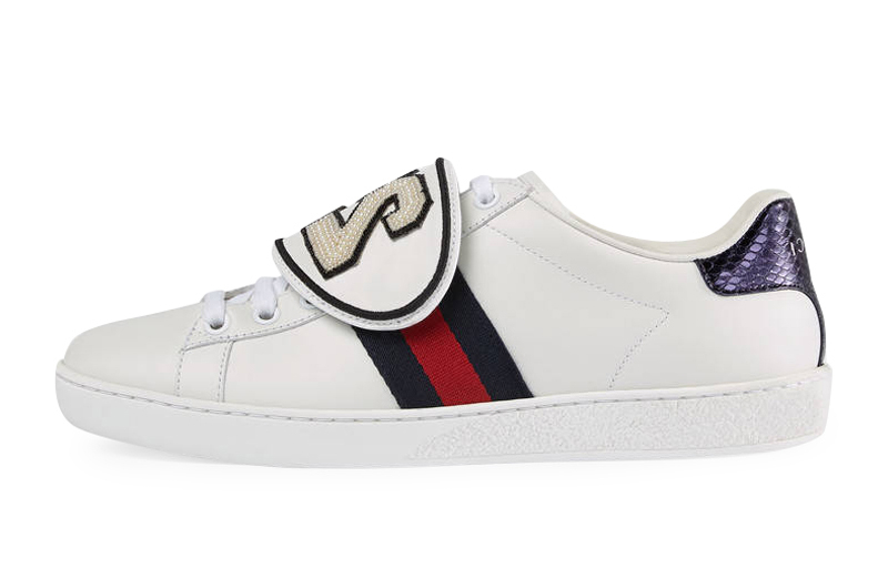 GUCCI Low-Top Stylish Skateboarding Shoes Women's White