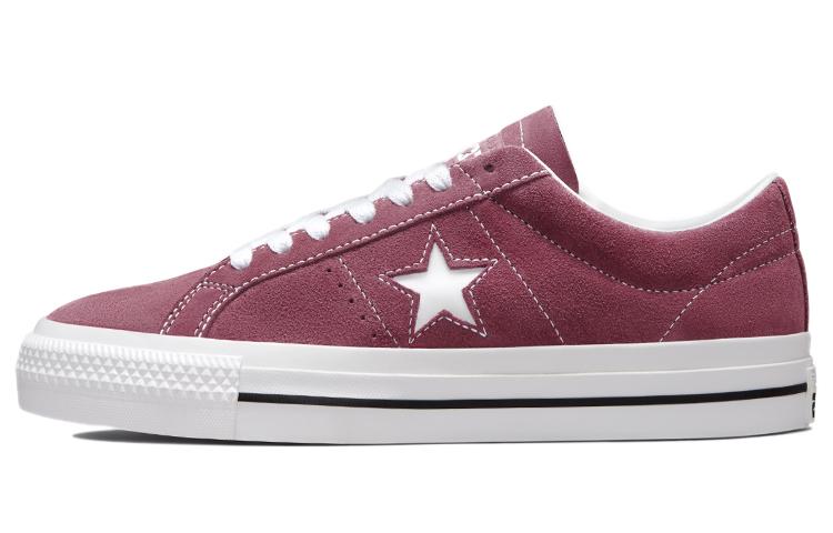 Converse Unisex One Star Pro Low Top Sneakers Red