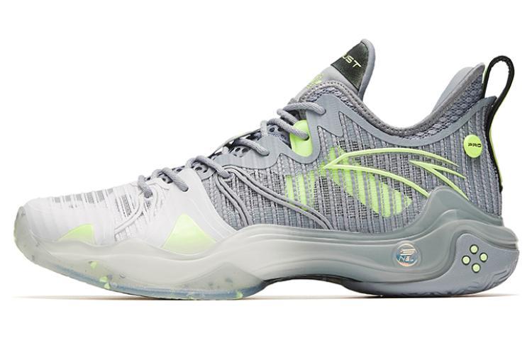 ANTA Frenzy 4 Pro Basketball Shoes Men Low-Top Gray/White
