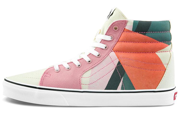Vans MoMA X SK8 Hi Liubov Popova 'Creamyellow Black Pink'