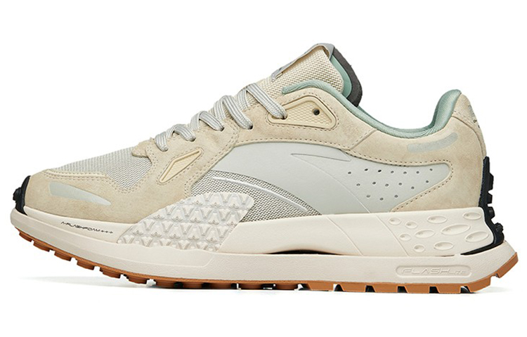 Anta Cushioned Anti-Slip And Wear-Resistant Lightweight Low-Top Running Shoes Women's Light Cyan Gray