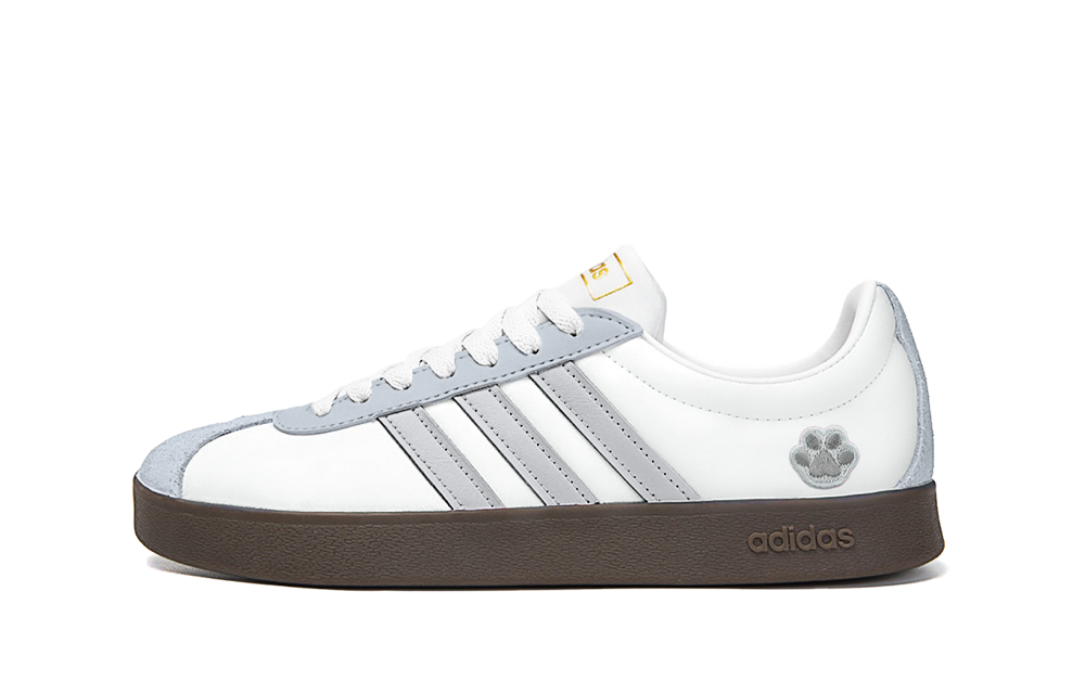 Adidas Vl Court Classic Blueberry Jelly Low top Skateboard Shoes Women's Gray White