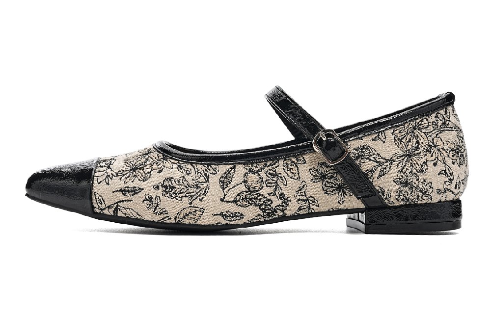 EBLAN Mary Jane Shoes Women's Beige