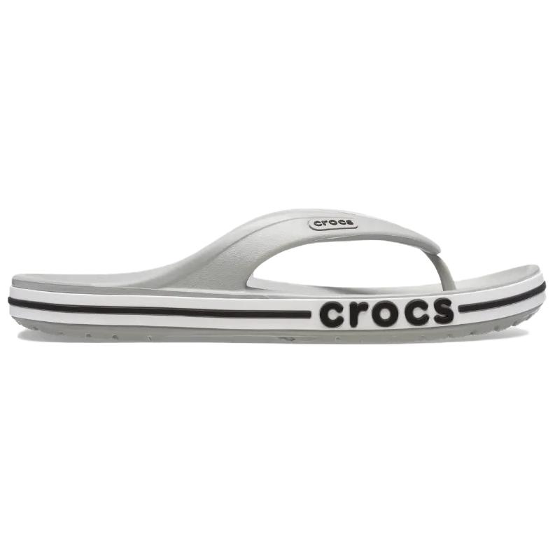 Crocs Bayaband Abrasion Resistant Flip Flops Unisex Gray