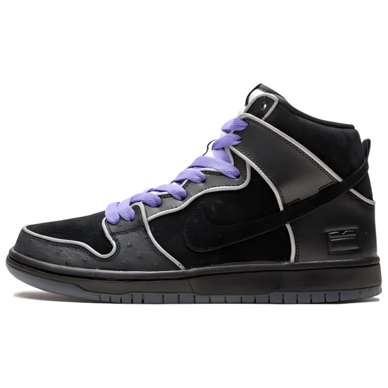 Nike Sb Dunk High Black Purple Box